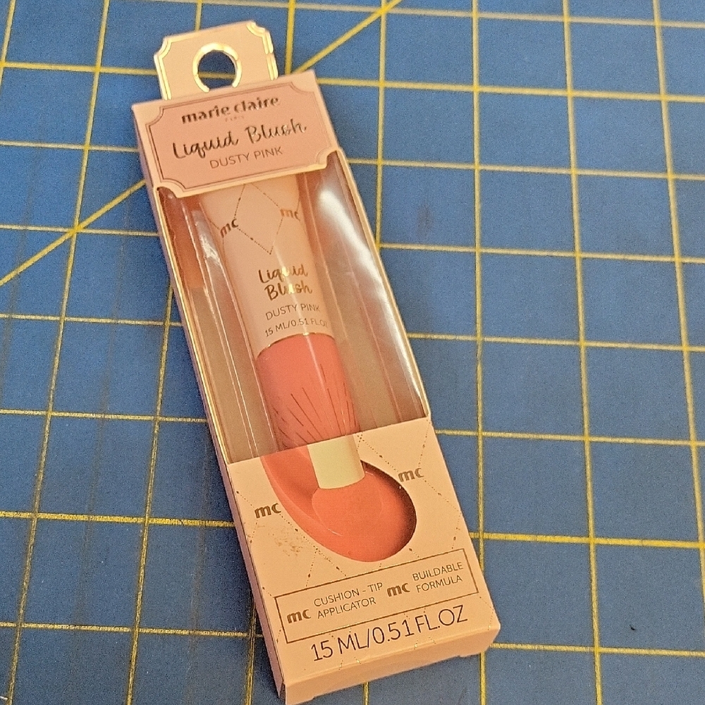 Marie Claire Liquid Blush in Dusty Pink New Sealed Box 15ml